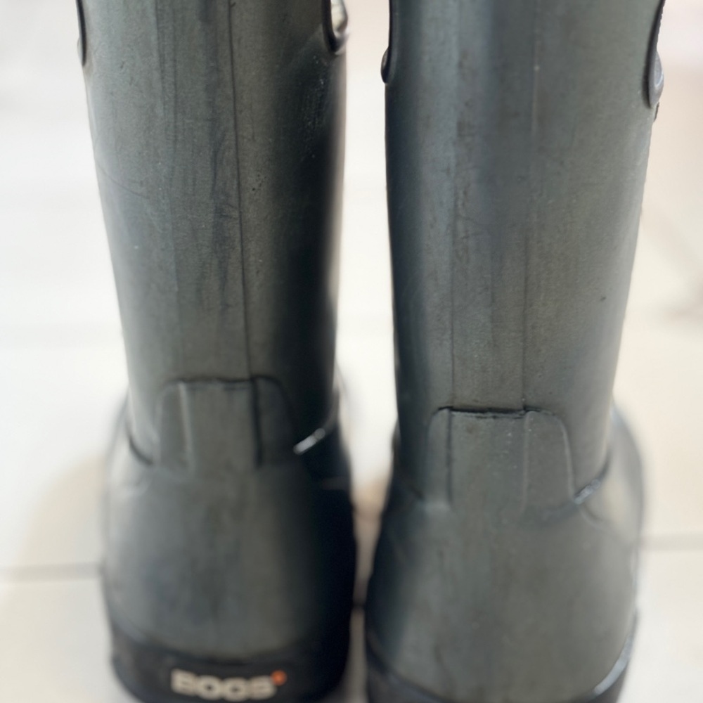 Bogs Gray Rain Boots Sz 3​ / 35